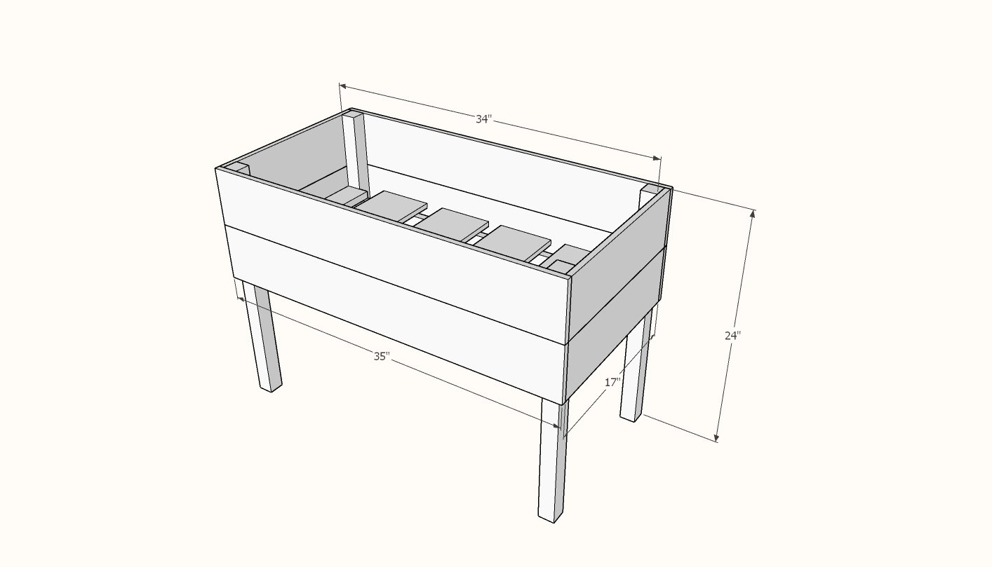 raised garden bed